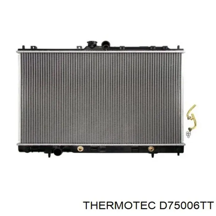 D75006TT Thermotec радіатор охолодження двигуна