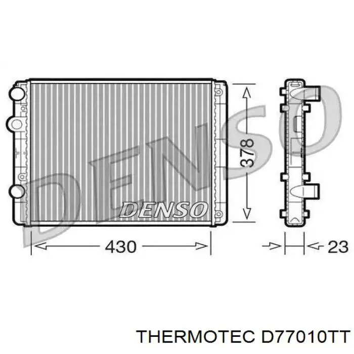 Радіатор основний Subaru 45199FA030 ціна, від 82.84 USD