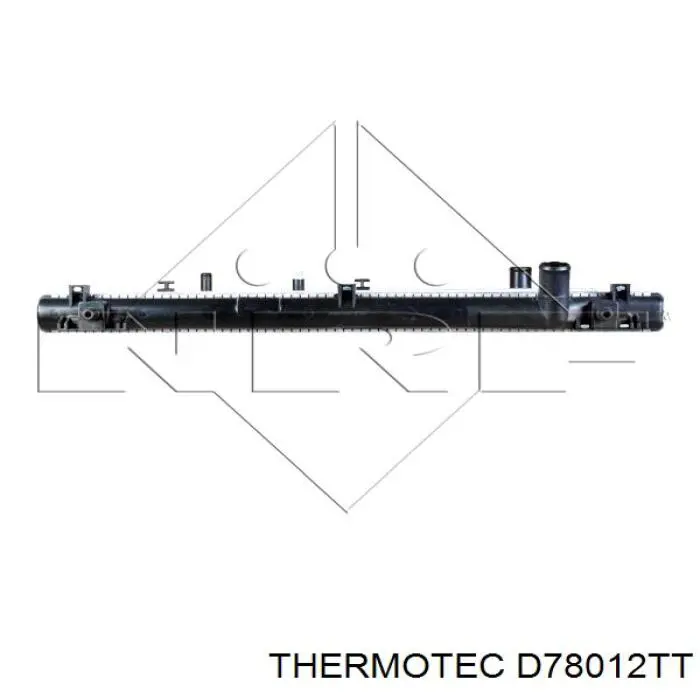 Радіатор охолодження двигуна D78012TT Thermotec