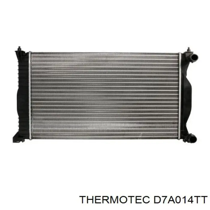 D7A014TT Thermotec радіатор охолодження двигуна