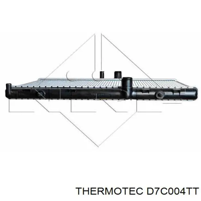 D7C004TT Thermotec радіатор охолодження двигуна