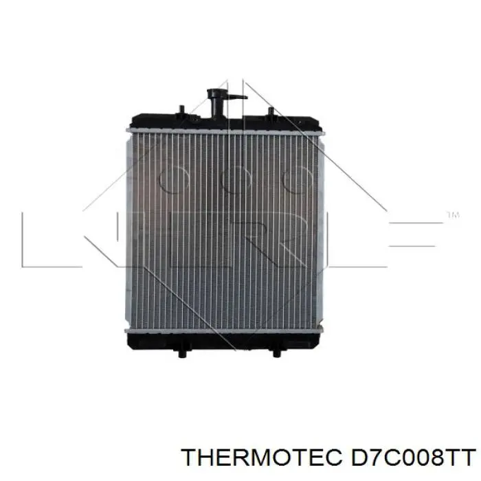 D7C008TT Thermotec радіатор охолодження двигуна