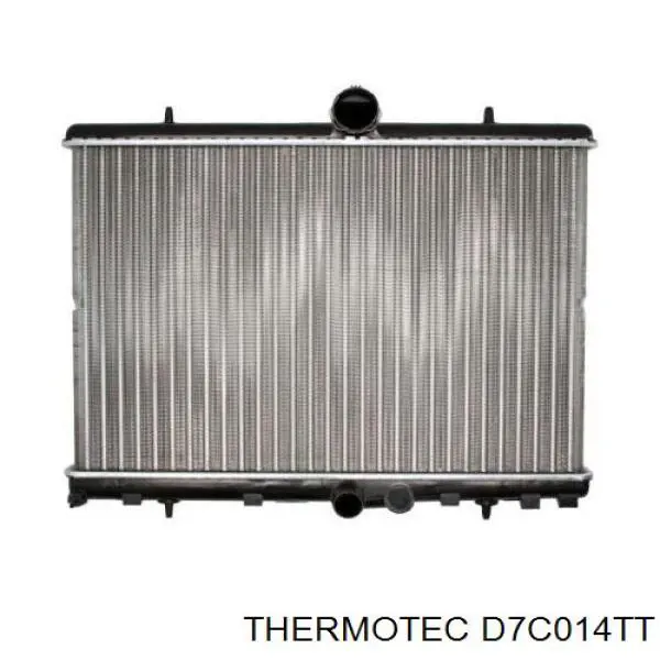 D7C014TT Thermotec радіатор охолодження двигуна
