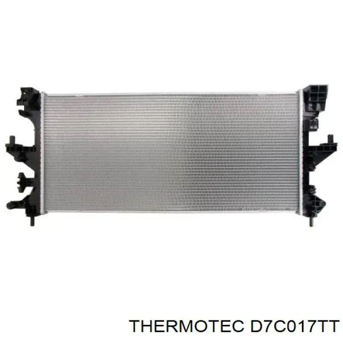 D7C017TT Thermotec радіатор охолодження двигуна