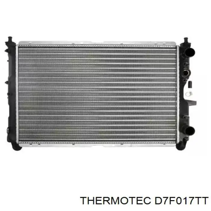 D7F017TT Thermotec радіатор охолодження двигуна