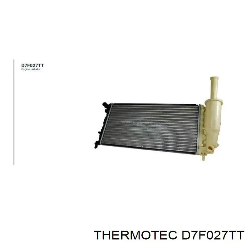 Радіатор основний Thermotec D7F027TT ціна, від 58.68 USD