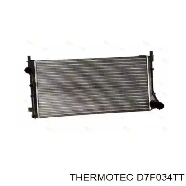 D7F034TT Thermotec радіатор охолодження двигуна