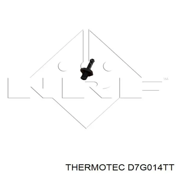 Купити D7G014TT Thermotec Радіатор двигуна