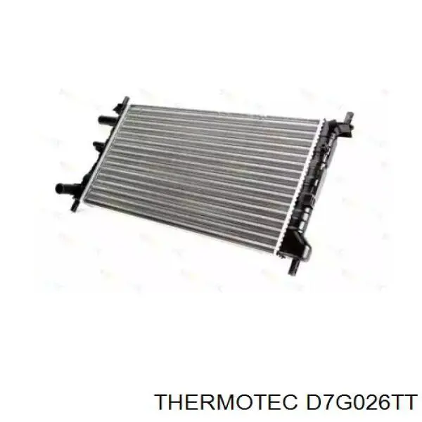 Радіатор охолодження двигуна D7G026TT Thermotec