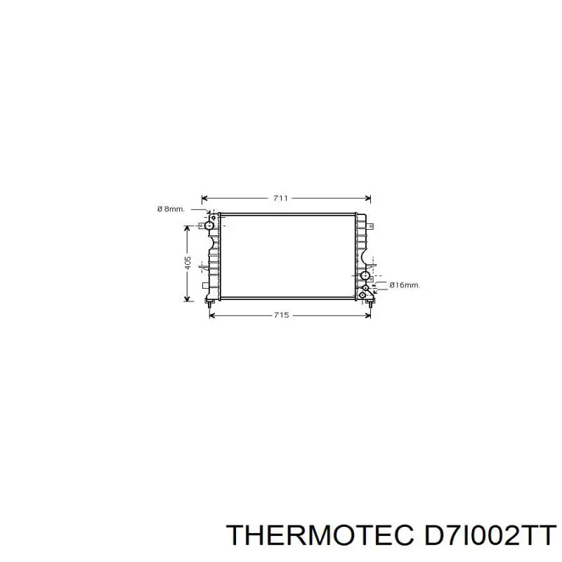 PCC000640 Britpart радіатор охолодження двигуна