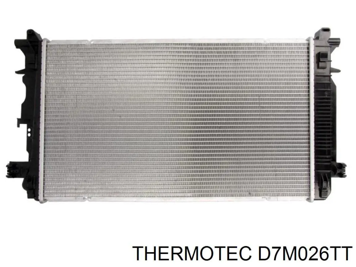 D7M026TT Thermotec Радіатор охолодження двигуна