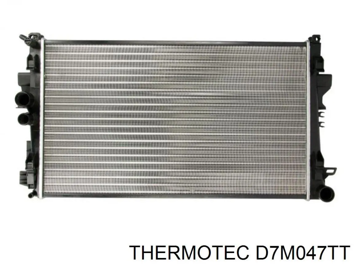 D7M047TT Thermotec радіатор охолодження двигуна