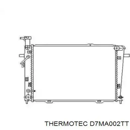 Купити D7MA002TT Thermotec Радіатор двигуна