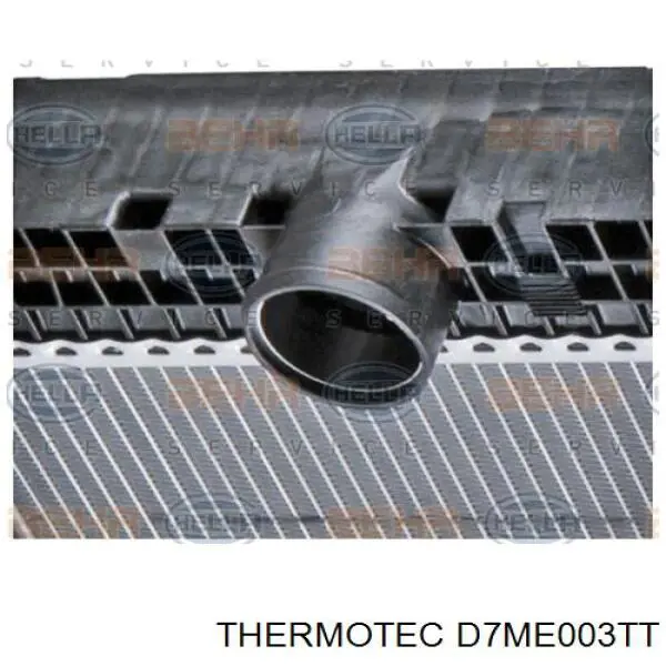 D7ME003TT Thermotec радіатор охолодження двигуна