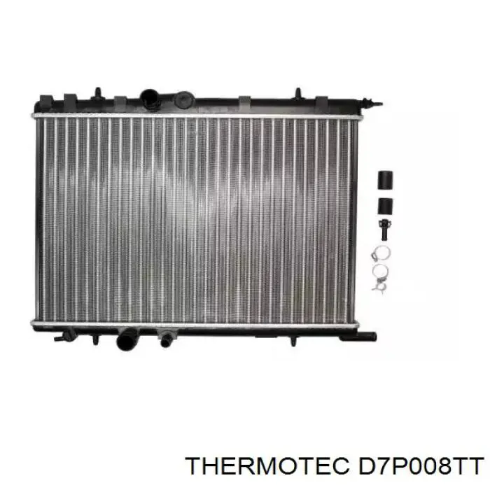 D7P008TT Thermotec радіатор охолодження двигуна