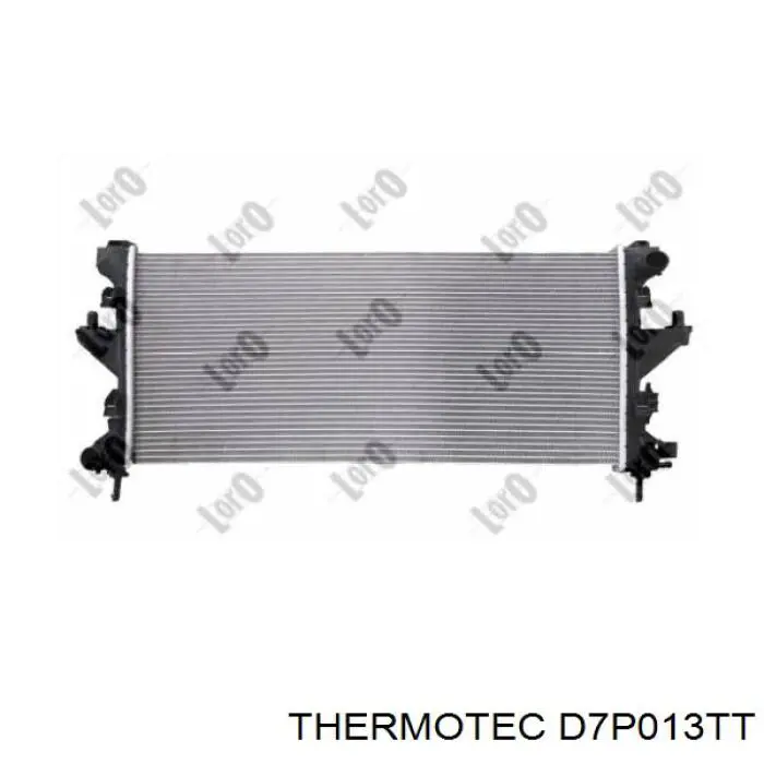 D7P013TT Thermotec радіатор охолодження двигуна