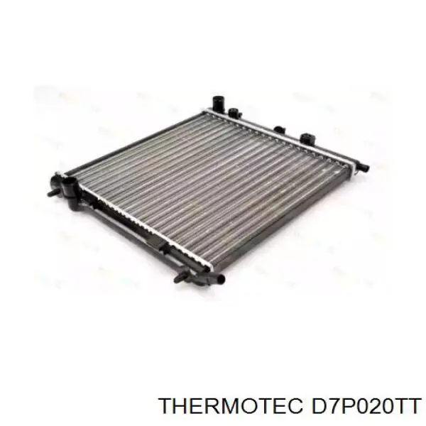 D7P020TT Thermotec радіатор охолодження двигуна
