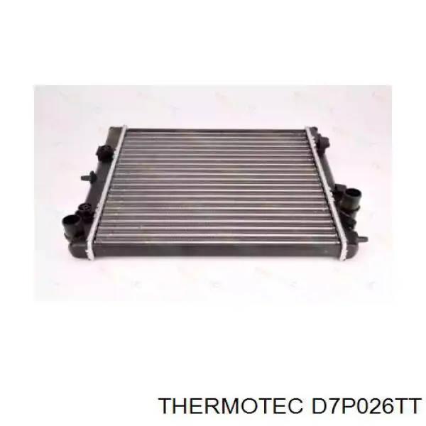 D7P026TT Thermotec радіатор охолодження двигуна