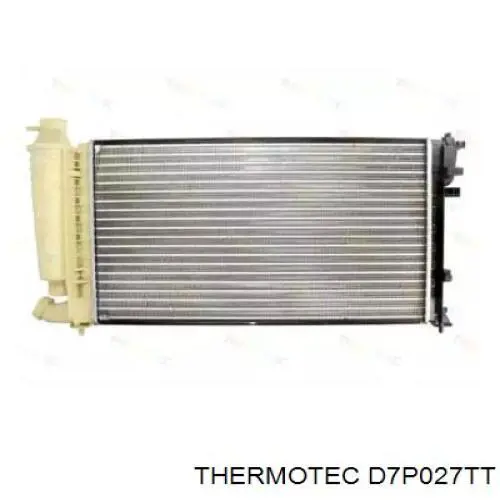 1301TX Peugeot/Citroen Радіатор охолодження двигуна