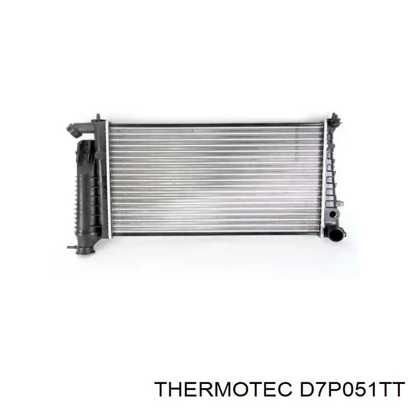 D7P051TT Thermotec радіатор охолодження двигуна