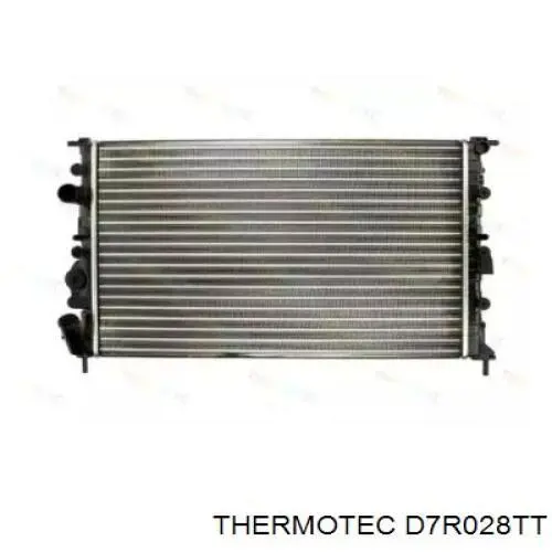 D7R028TT Thermotec радіатор охолодження двигуна