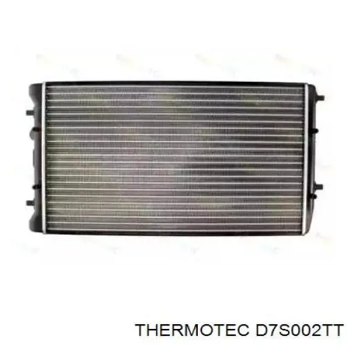 D7S002TT Thermotec Радіатор охолодження двигуна