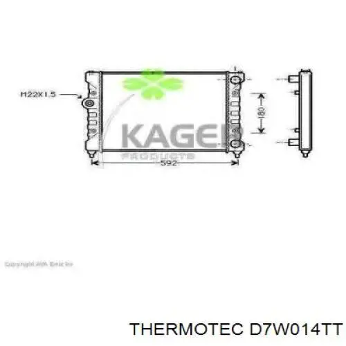 Радіатор основний Thermotec D7W014TT ціна, від 49.03 USD