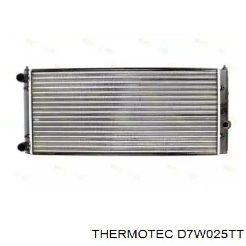 D7W025TT Thermotec радіатор охолодження двигуна