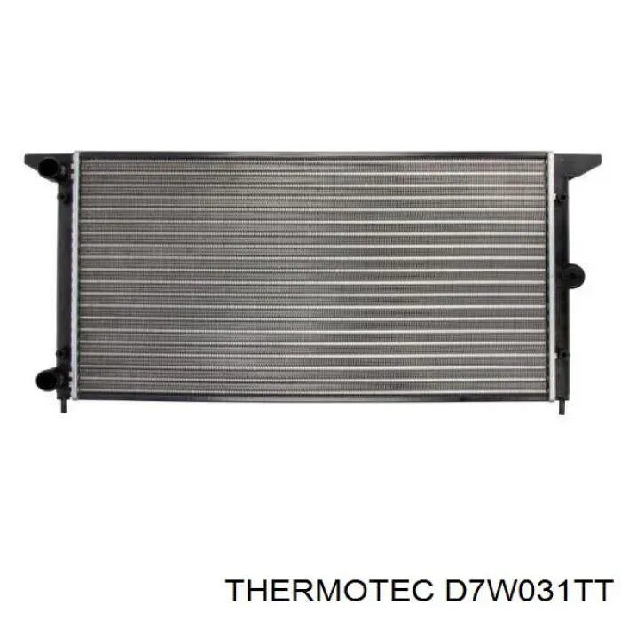 D7W031TT Thermotec радіатор охолодження двигуна