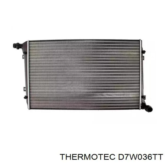 D7W036TT Thermotec радіатор охолодження двигуна