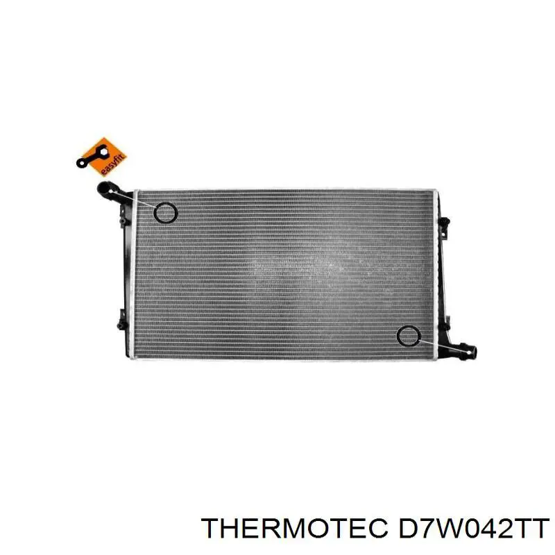 Купити D7W042TT Thermotec Радіатор двигуна