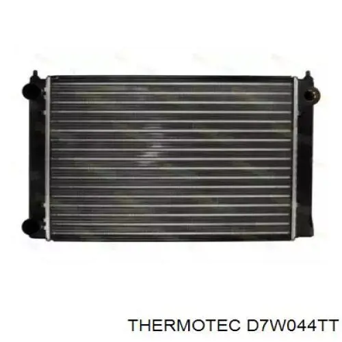 D7W044TT Thermotec радіатор охолодження двигуна