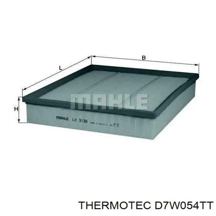 Радіатор основний Thermotec D7W054TT ціна, від 41.15 USD