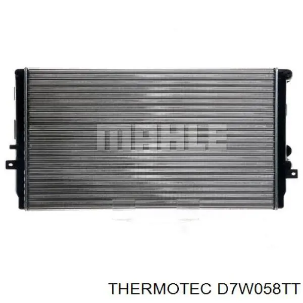 D7W058TT Thermotec радіатор охолодження двигуна