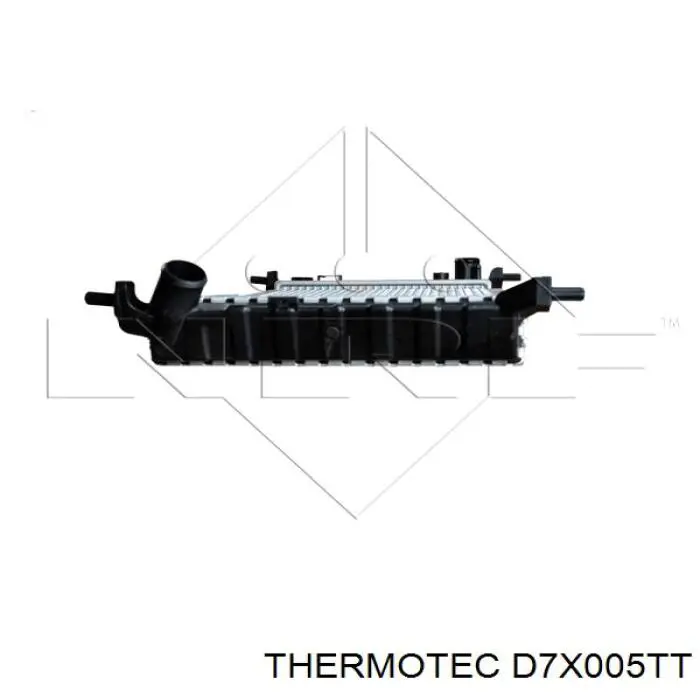 D7X005TT Thermotec радіатор охолодження двигуна