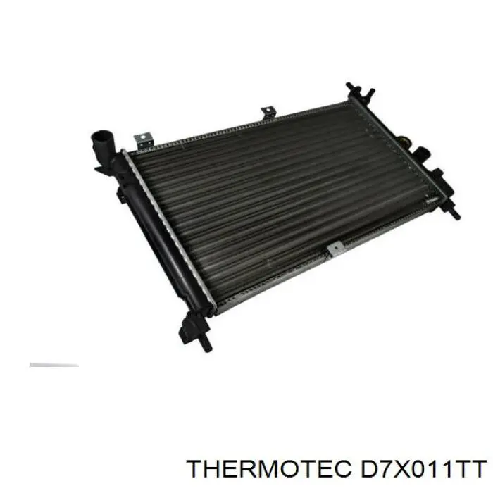 D7X011TT Thermotec радіатор охолодження двигуна