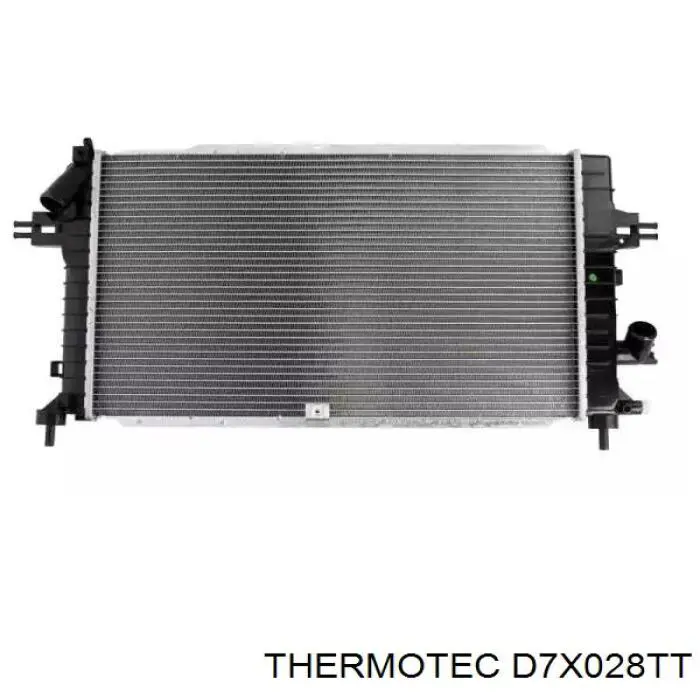 D7X028TT Thermotec радіатор охолодження двигуна