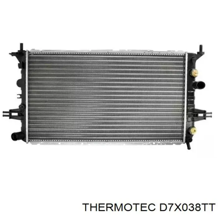 D7X038TT Thermotec радіатор охолодження двигуна