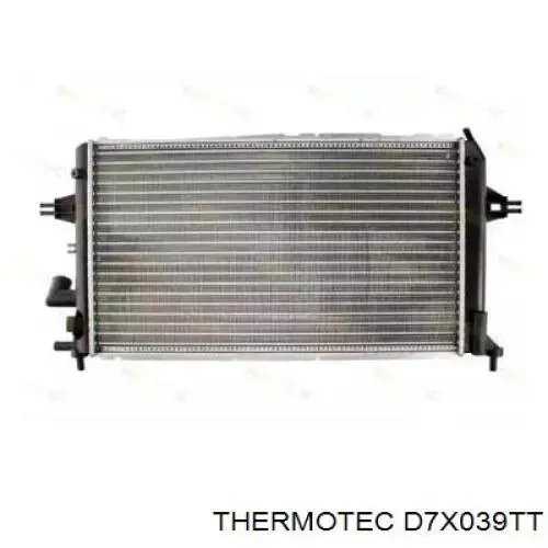 D7X039TT Thermotec Радіатор охолодження двигуна