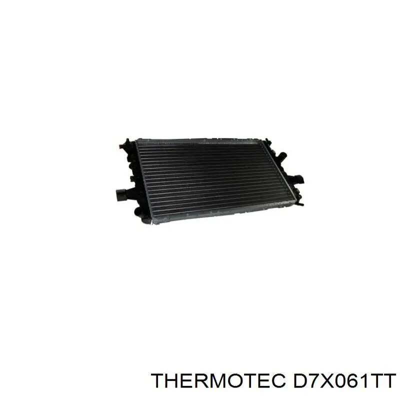 D7X061TT Thermotec радіатор охолодження двигуна