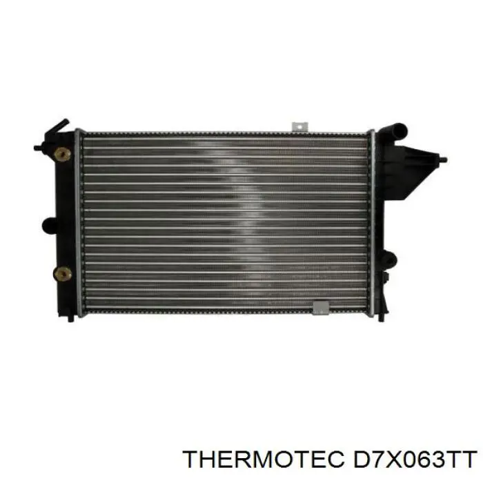 D7X063TT Thermotec радіатор охолодження двигуна