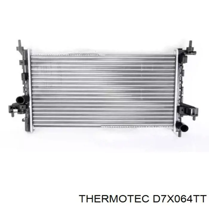 D7X064TT Thermotec радіатор охолодження двигуна
