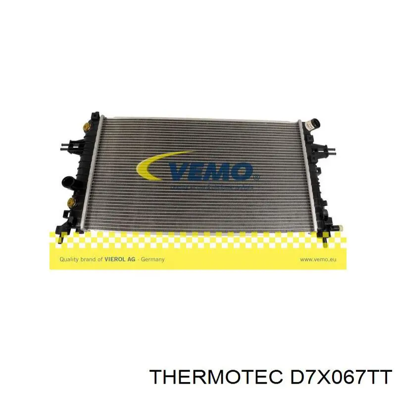 Радіатор основний Thermotec D7X067TT ціна, від 42.31 USD