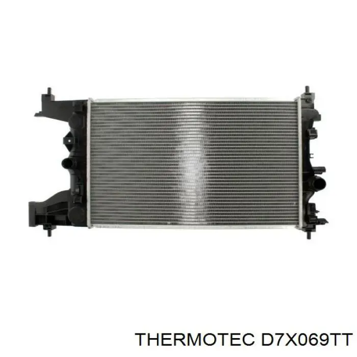 D7X069TT Thermotec радіатор охолодження двигуна