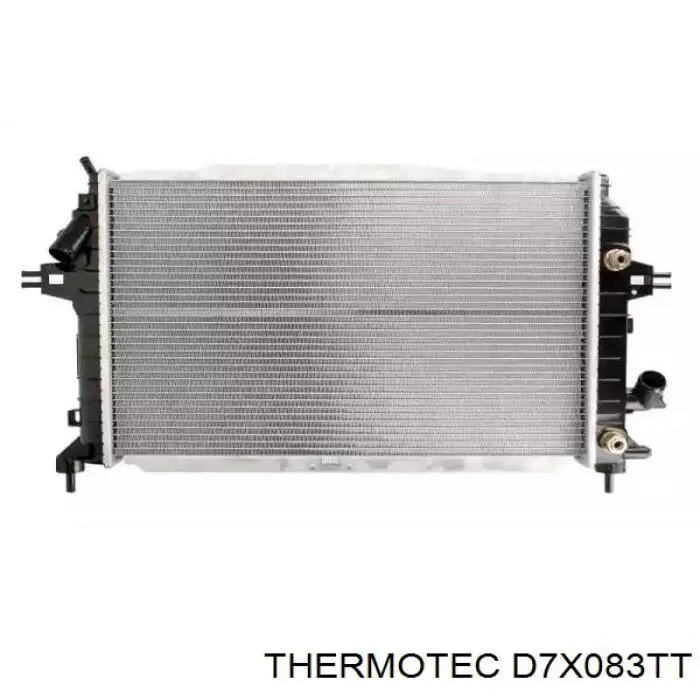 D7X083TT Thermotec радіатор охолодження двигуна