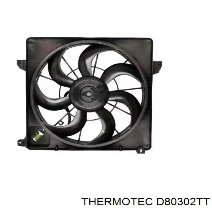 Дифузор радіатора охолодження, в зборі з двигуном і крильчаткою Thermotec D80302TT ціна, від 82.35 USD