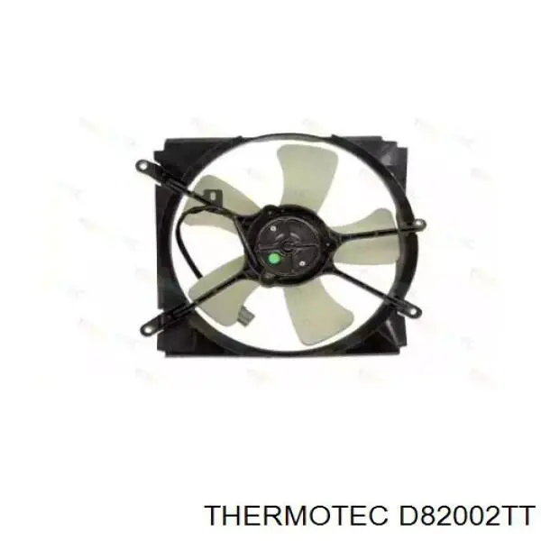 D82002TT Thermotec дифузор радіатора кондиціонера, в зборі з крильчаткою і двигуном