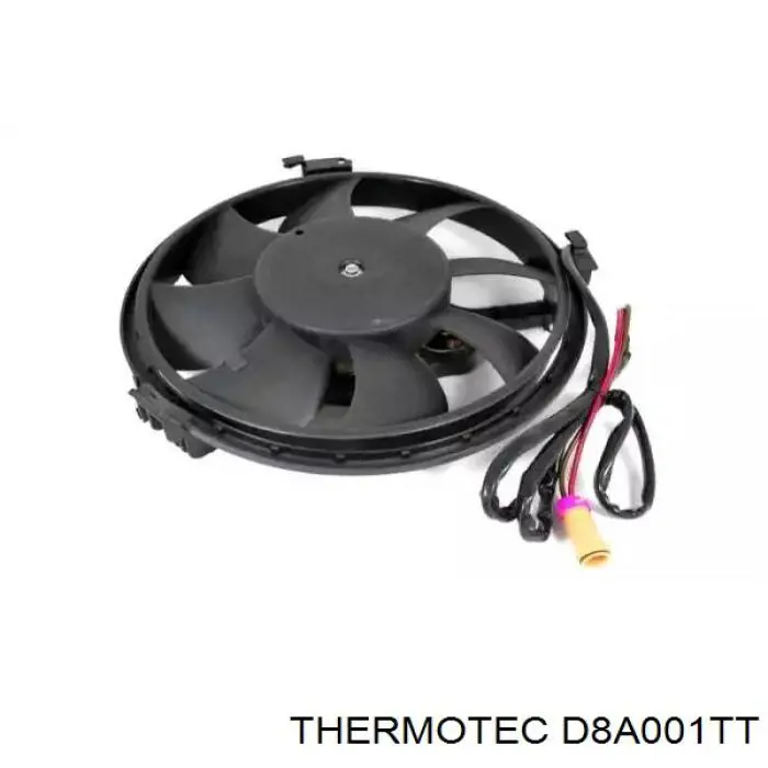 D8A001TT Thermotec електровентилятор охолодження в зборі (двигун + крильчатка)