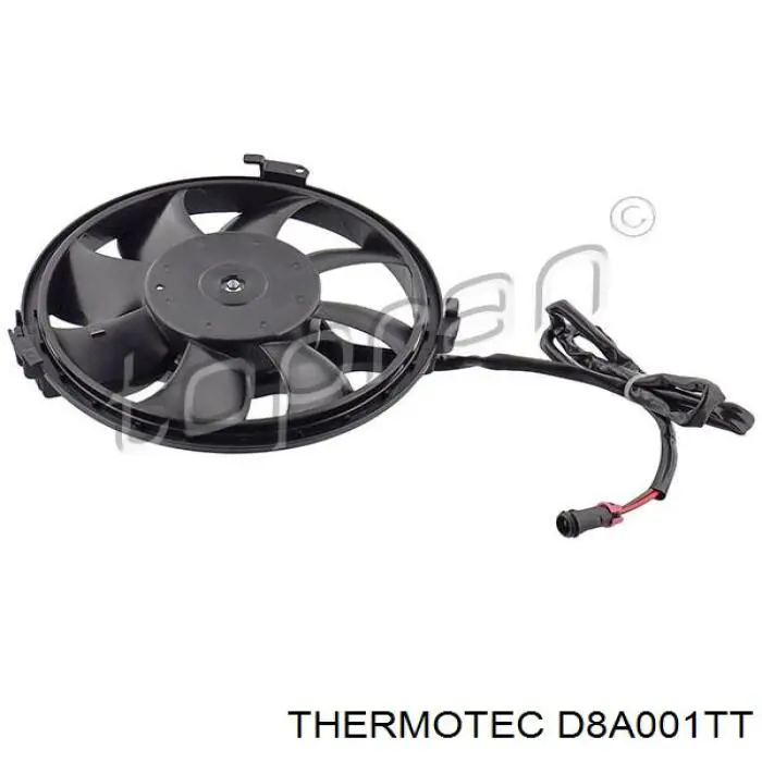 Вентилятор радіатора Thermotec D8A001TT ціна, від 35.91 USD
