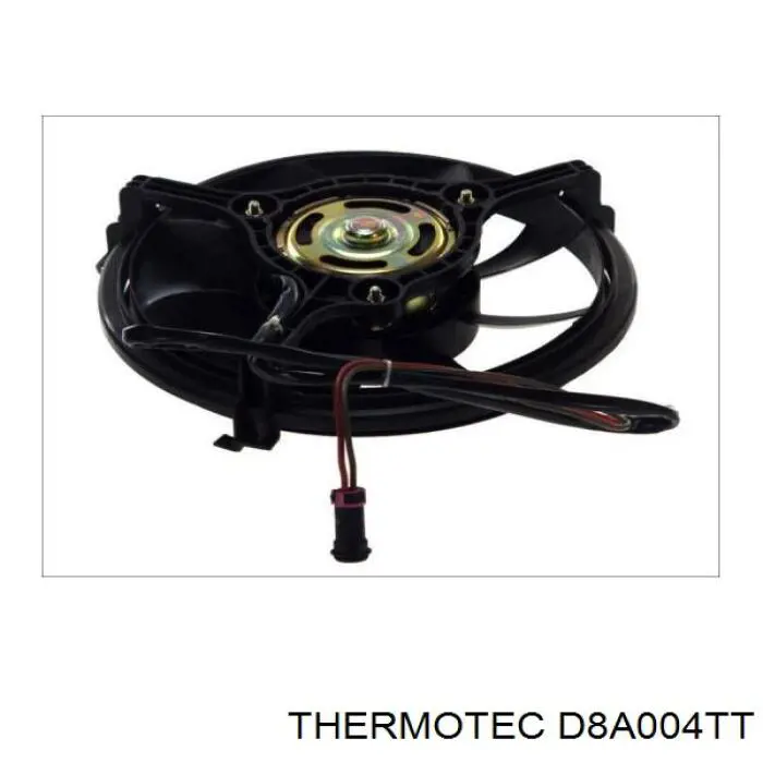 D8A004TT Thermotec електровентилятор охолодження в зборі (двигун + крильчатка)